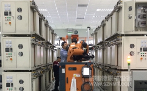 NMT-DL-7512機械手自動抓取,新能源汽車驅動馬達烘干線(上海精進電動)